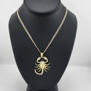 Brand New Sterling Silver 925 Scorpion Necklace